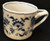 Blue Danube China Coffee Cups Mugs 3 1/8" Tall Blue Onion Japan Set 2 Excellent