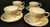 Homer Laughlin Eggshell Nautilus Ferndale Tea Cup Saucer Sets 4 Excellent