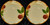 Franciscan Apple Saucers USA California TV Stamp Set of 2 Excellent