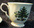 Nikko Happy Holidays Tea Cup Saucer Sets Christmas Tree Japan Set of 2 Excellent