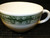 Scio Currier Ives Green Tea Cup Saucer Set Yoke & Plow Excellent