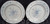 Noritake Carolyn Bread Plates 6 1/4" 2693 Contemporary Blue Set of 2 Excellent
