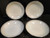 Noritake Silver Key Coupe Soup Bowls 7 3/8" 5941 Salad Set of 4 Excellent