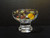 Mikasa Garden Harvest Glass Footed Dessert Bowls 4" tall CAC29 Set 2 Excellent