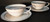 Noritake Bluebell Tea Cup Saucer Sets 5558 Blue Band Platinum Trim 2 Excellent