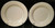 Noritake Buckingham Salad Plates 8 1/2" 6438 White Embossing Set 2 Excellent