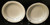 Noritake Buckingham Soup Bowls 7 1/2" 6438 White Embossing Set of 2 Excellent