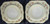 Homer Laughlin Eggshell Georgian Countess Square Salad Plates Set of 2 Excellent