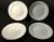 Noritake Royale Mint Salad Plates 8 1/4" 6538 Green Band Set of 4 Excellent