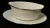 Noritake Cumberland Gravy Boat with UnderPlate 2225 White Embossing Excellent