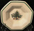 Nikko Christmastime Berry Fruit or Dessert Bowls 5 3/4" Octagonal Christmas Set of 4