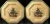 Nikko Christmastime Bread Plates 6 1/2" Christmas Tree Holly Set of 2 Excellent