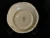 Castleton York Rose Saucer White Rose Gold Trim Excellent