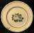 Castleton York Rose Salad Plate 8" White Rose Gold Trim Excellent