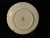 Castleton York Rose Salad Plate 8" White Rose Gold Trim Excellent