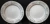 Noritake Belmont Salad Plates 8 1/4" 5609 Blue Gray Scrolls Set of 2 Excellent