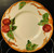Vintage Franciscan Apple Bread Plate: California Earthenware 6 3/8" Excellent