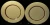 Homer Laughlin Gothic Maroon Salad Plates 8" Restaurant Ware 2 Excellent