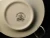 Homer Laughlin Gothic White Maroon Saucers Restaurant Ware Set of 2 Excellent