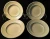 Homer Laughlin Gothic Teal Green Berry Bowls 5" Restaurant Ware Set 4 Excellent