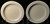 Homer Laughlin Gothic Teal Green Bread Plates 6 1/4" Restaurant Ware Set of 2