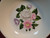 Homer Laughlin Cavalier Margaret Rose Maroon Soup Bowl 8 3/8"