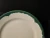 Shenango China Restaurant Ware Everglade Lunch Plate 9" White Green Excellent