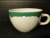 Shenango China Restaurant Ware Everglade Cup Saucer Sets White Green 4 Excellent