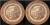 Royal Wessex Willow Rosa Dinner Plates 10" Pink Collection Set of 2 Excellent
