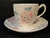 Johnson Brothers Lynton Pink Carnation Tea Cup and Saucer Sets 2 Excellent