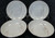 Fine China of Japan Platinum Wheat Berry Bowls 5 1/2" Fruit Set of 4 | DR Vintage Dinnerware Replacements