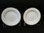 Noritake Ranier Bread Plates 6 1/4" 6909 White on White Set of 2 | DR Vintage Dinnerware and Replacements
