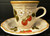 Mikasa Strawberry Festival Tea Cup Saucer Sets EB 801 4 Excellent
