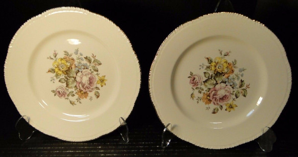 Cunningham & Pickett Stratford Dinner Plates 9" Set of 2 | DR Vintage Dinnerware and Replacements