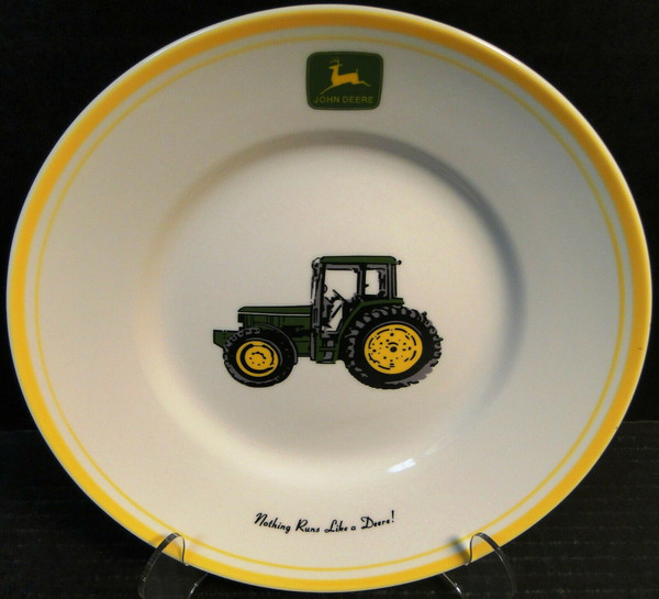 Gibson John Deere Salad Plate 9" Tractor Nothing Runs like a Deere | DR Vintage Dinnerware and Replacements