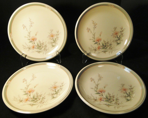 Noritake Keltcraft Deerfield Salad Plates 8 1/8" 9159 Set of 4 | DR Vintage Dinnerware and Replacements