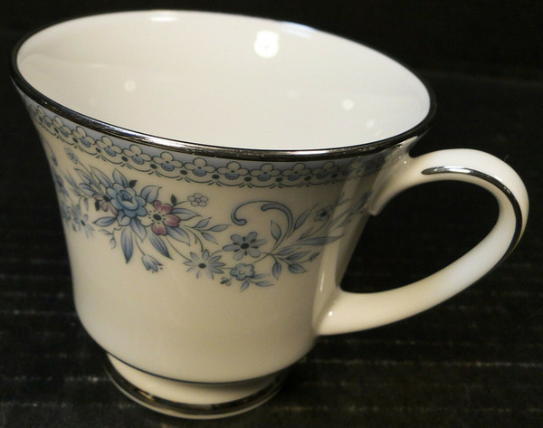 Noritake Blue Hill Tea Cup 2482 Blue White Floral | DR Vintage Dinnerware and Replacements