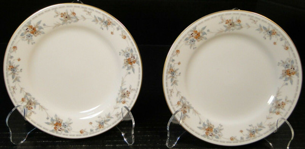Noritake Legendary Secret Love Bread Plates 3481 6 1/4" Set of 2 | DR Vintage Dinnerware and Replacements