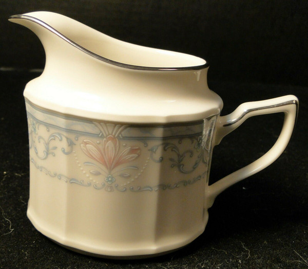 Noritake Crown Flower Creamer 7324 Ivory China | DR Vintage Dinnerware and Replacements