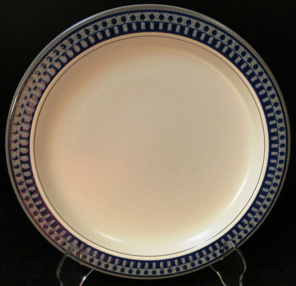 Mikasa Aztec Blue Salad Plate 8 1/4" CB009 Potters Touch | DR Vintage Dinnerware and Replacements