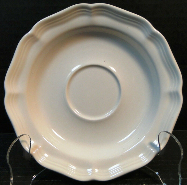 Mikasa French Countryside Saucer 6 1/4" F9000 White | DR Vintage Dinnerware and Replacements