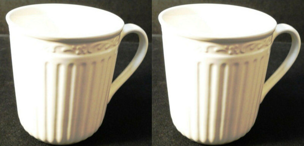 Mikasa Italian Countryside Coffee Mugs Cups 3 3/4" Tall DD900 Set of 2 | DR Vintage Dinnerware and Replacements