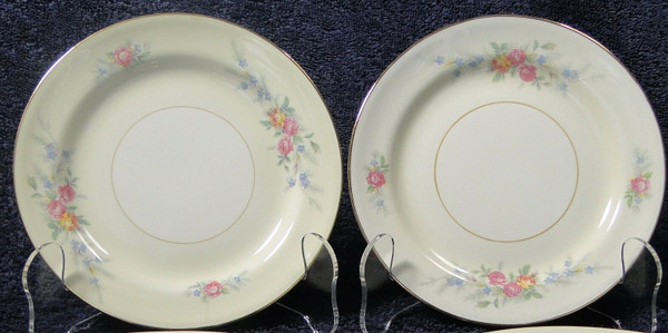 Homer Laughlin Eggshell Nautilus Ferndale Bread Plates 6 1/8" Set of 2 | DR Vintage Dinnerware Replacements