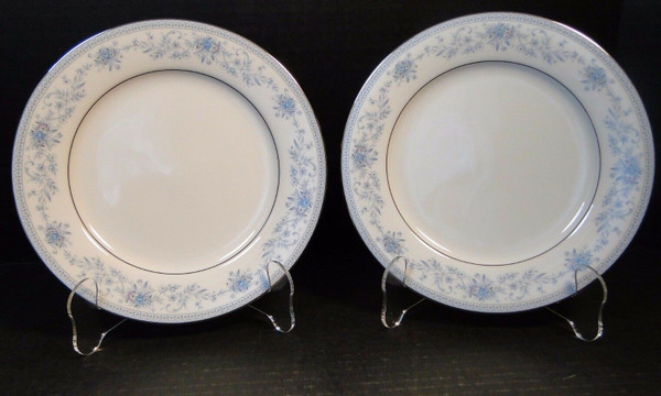 Noritake Blue Hill Salad Plates 2482 8 1/4" Set of 2 | DR Vintage Dinnerware and Replacements