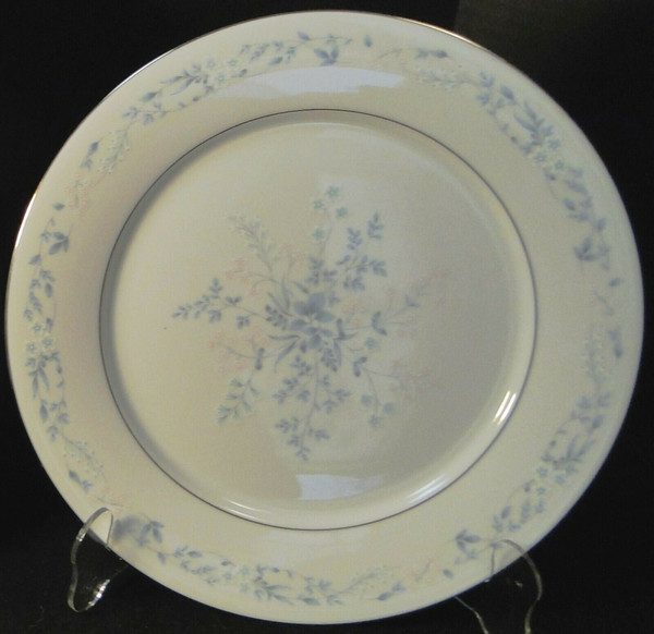 Noritake Carolyn Dinner Plate 10 1/2" 2693 Contemporary Blue Excellent