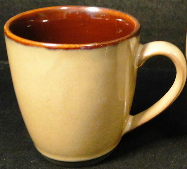 Sango Nova Brown Coffee Cup Mug 4" 4933 Excellent
