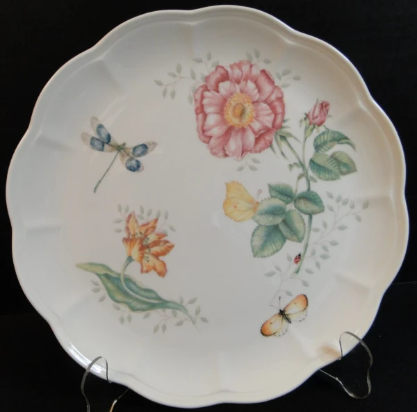 Lenox Butterfly Meadow Dragonfly Dinner Plate 10 7/8" Excellent
