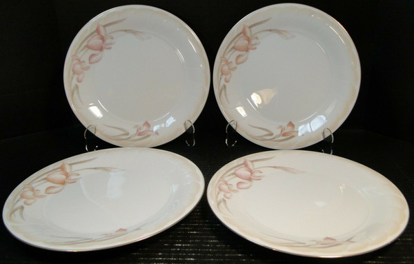 Noritake Sonata Dinner Plates 10 1/2" 3360 Ireland Set of 4 | DR Vintage Dinnerware Replacements