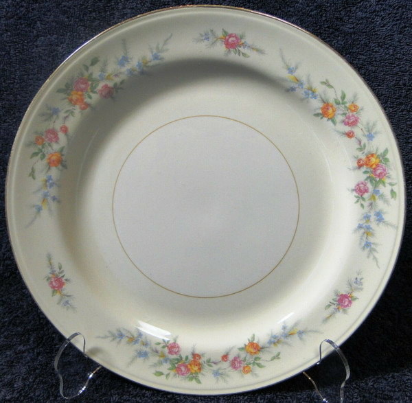 Homer Laughlin Eggshell Nautilus Ferndale Dinner Plate 9 7/8" | DR Vintage Dinnerware and Replacements