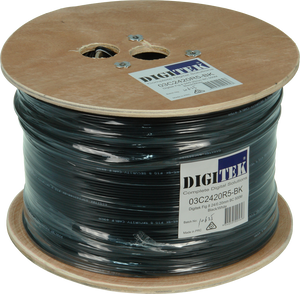 Digitek Figure 8 24 Strand/0.20mm 500m Reel - Black